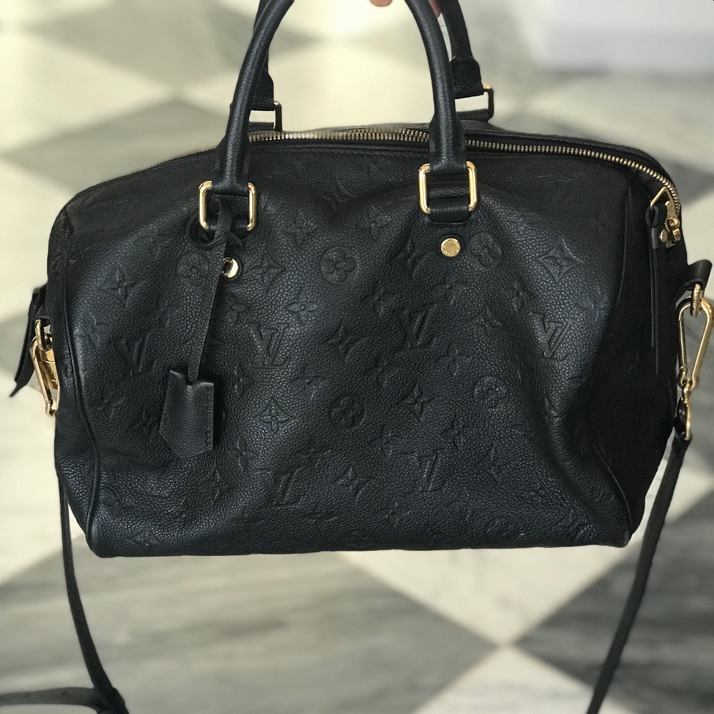 Sold**Louis Vuitton Bandouliere empreinte speedy30